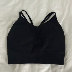 P'tula Black Razor Back Sports Bra.